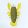 Cat toy "Cancer" from cat mint, 7.5 x 2 cm
