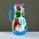 Set for juice with a tray "Zhostovo" Art painting, 6 glasses 1250/200 ml