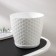Pot for flowers with the Podon "Rotan", 2 l, the color is white