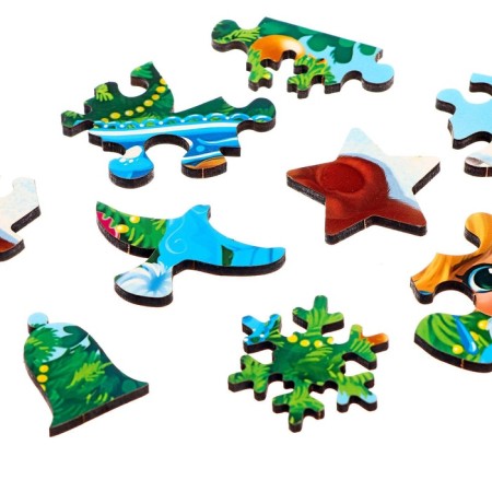New Year's puzzle Figure "New Year! Visiting the Snow Maiden "-4