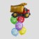 Set of balls "Machine", in a set of 6 pcs.