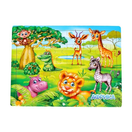 Great Puzzle "Africa", 30 elements-1