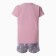 Home female "Bunniks" (T -shirt/shorts), pink/gray color, size 48