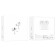 Hoco Ew49, TWS headphones, wireless, vacuum, free. charging, BT 5.3, 30/300 mAh, white