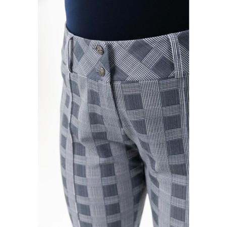 Female trousers, size 52, gray color-3