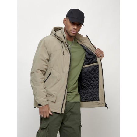 Male spring jacket, size 50, beige color-10