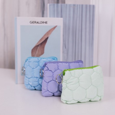 Women's wallet with lightning, green color-4