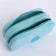 Cosmetic bag 2x Style, 21*6*9.5, 2 Potod on zippers, blue