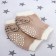 Children's knee pads for crawling, pink color, from 6 months.