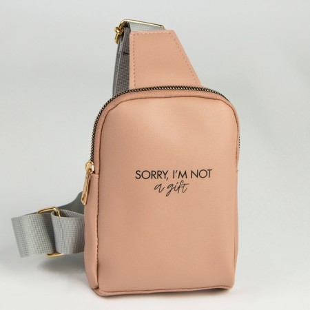 Young bag over the shoulder Sorry, I’m not a gift, beige color-7