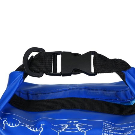 Yugana hairshome, PVC, waterproof 20 liters, one belt, blue-6