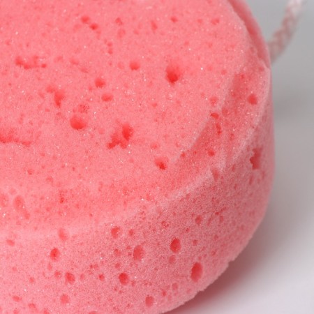 Body sponge COOKIE, 11.5 × 5 cm, pink color-3