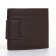 Male purse on a magnet, brown color