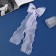 Hair clip "Schoolgirl" bow, 13x32 cm, lilac