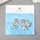 Decor for creativity Metal "Elephant with a Popone-Set" silver 1.7x2.6 cm
