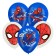 Airy ball "Happy Birthday!", 12 inch, latex, 5 pieces, spiderman