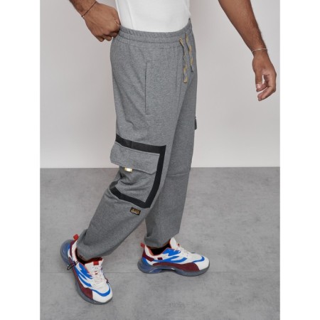Sports male trousers, size 52, gray color-20
