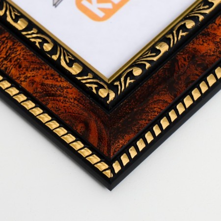 Photo frame plastic 13x18 cm dark nut (782)-2