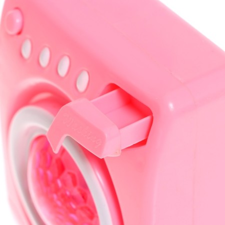 Household appliances "Washing machine", light, sound, drum rotates, pink color-4