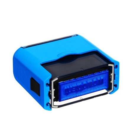 Automatic stamp for the teacher "Well done", 14 x 38 mm, blue-3