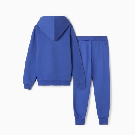 Kit for children (sweatshirt, trousers) I am beginning, the color is blue, height is 116 cm-5