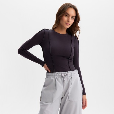 T -shirt with DL. Sleeve (longshit) Mist, p. 42, gray