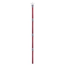 The staff of Santa Claus, Red, 1.6 m