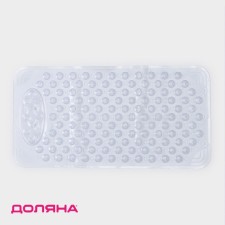 The rug anti -slip into the bathtub on the suction cups of the Doroti prelude, 35 × 68 cm, transparent