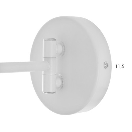 Sconces "centrick" E27 white 61x12x10 cm-9