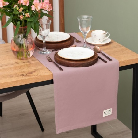 The path to the table Ethel Kitchen 40x150 +/- 5 cm, col. Lilac, 100% HL, sarzha 220 g/m2-2