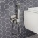 IDDIS 004SBS08 bideter, with hygienic shower, built -in, chrome