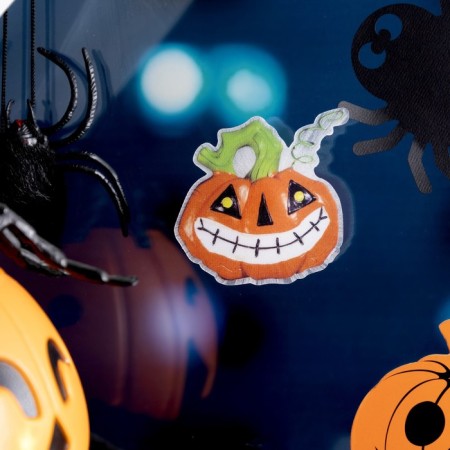 LED toy "Pumpkin" 7.5 × 8 cm, batteries AG13x3, glow of multi-1