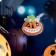 LED toy "Pumpkin" 7.5 × 8 cm, batteries AG13x3, glow of multi