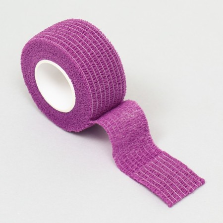 Self -fixed bandage, 2.5 cm, max. Extensibility 4.5 m, purple