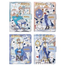 Gift notebook, A6, 132 sheets, color block, with a stream on a magnet, PVC cover, 