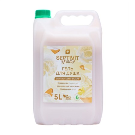 Shower gel Frutsy Septivit vanilla fillir, 5 liters