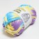 Knitted yarn 95% cotton, 5% Elastan "Lentino melange" 100 g 30 m color 6 color