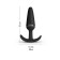 Anal traffic jam-hoods, without vibration, silicone Soft-Touch, 26 x 100 mm, black