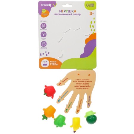 Finger Theater "Merry Garden", for the bath, Kroshka I-10