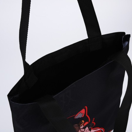 Bag Schoper "Anime Girl", 35x0.5x40 cm, Department without lightning, without lining, black-5