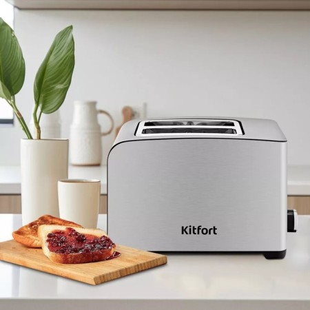 Toster KitFort KT-6212, 850 W, 5 modes of frying, 2 toasts, metallic-5