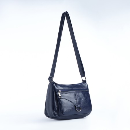Women's bag with lightning, blue color-1