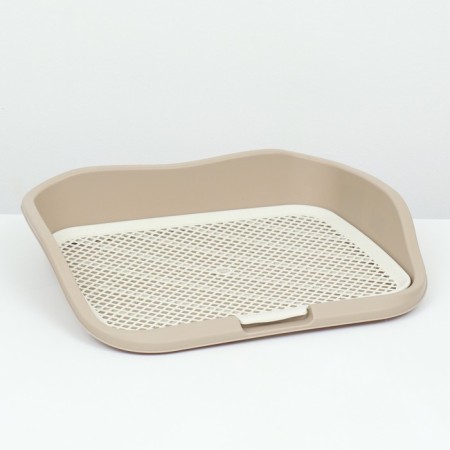 Dog toilet, 55 x 46 x 12 cm, beige-2