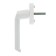 Window handle 02, metal, white