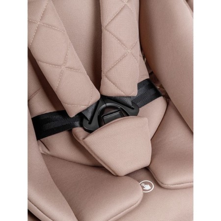 AMAROBABY BRILLANT, ISOFIX fastening, class D, group 0+/1/2/3 (0-36 kg), beige color, beige-18