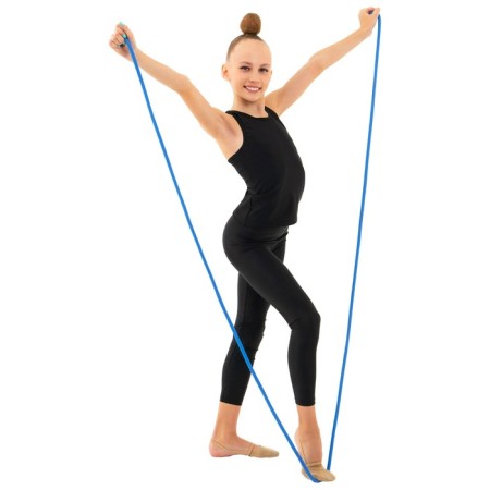 Crap for rhythmic gymnastics Grace Dance, 3 m, blue color-4