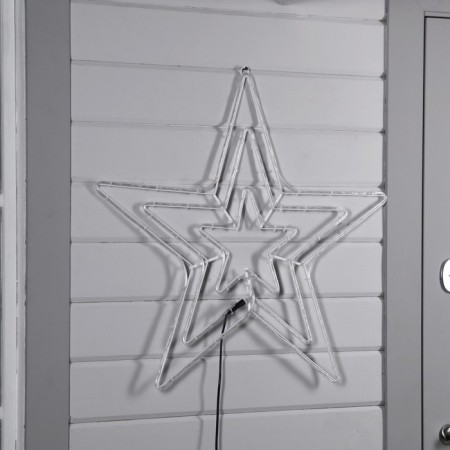 LED figure "Stars", 80 cm, Duralite, 120 LED, 220 V, blinking, glow of white-1