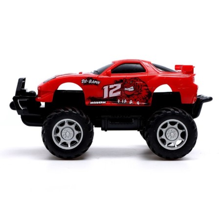 Radio controlled machine "Speed", it works from batteries red color-1