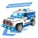 Block Constructor "Police jeep", light and sound effects, drives, 72 details