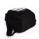 Young backpack from textiles on lightning, 3 pockets, black color